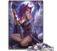 Puzzle per adolescenti 1000 pezzi Anime Fox Girl Gioco educativo per famiglie Decorazione murale Regali unici per compleanno e Natale 50x75cm