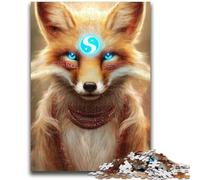 Puzzle per adolescenti 1000 pezzi Anime Fox God Allena il tuo cervello e le tue mani Interazione genitore-figlio per età 14+ 50x75cm