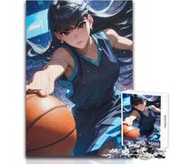 Puzzle per adolescenti 1000 pezzi Anime Girl Basketball Player Giochi educativi Taglio di precisione Regali di Babbo Natale segreto Dimensioni 38x52cm