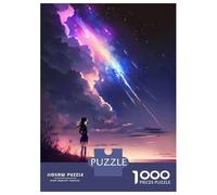 Puzzle Per Adolescenti 1000 Pezzi Anime Girl On Galaxy Hill Puzzle Per Adolescenti Giocattoli Antistress Vacanza A Casa Ammazza Il Tempo Aiuta Ad Allenare Il Cervello 70x50cm/1000pcs