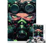 Puzzle per adolescenti 1000 pezzi Anime Guerriero mascherato Decorazione per la casa Giocattoli Regalo Compleanno Gioco educativo Migliora l'amore tra coppie Dimensioni 50x75cm