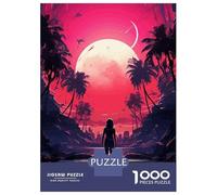 Puzzle Per Adolescenti 1000 Pezzi Anime Lonely Moonrise Puzzle Per Adulti Giocattolo Decorazione Da Parete Decorazione Perfetta Regali Unici Per Compleanno E Natale 52x38cm/1000pcs
