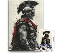 Puzzle per adolescenti 1000 pezzi Antico guerriero spartano Giochi educativi Taglio di precisione Regali di Babbo Natale segreto Dimensioni 50x75cm