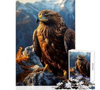 Puzzle per adolescenti 1000 pezzi Aquila reale giocattolo decorazione da parete ottimo regalo per giochi rilassanti collezione di artisti belle arti dimensioni 50x75cm