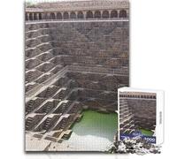 Puzzle per adolescenti 1000 pezzi Architettura antica del pozzo a gradini Giochi educativi Taglio di precisione Regali di Babbo Natale segreto Dimensioni 50x75cm