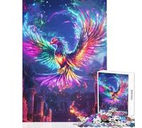 Puzzle per adolescenti 1000 pezzi Arcobaleno Fenice che sorge Decorazione per la casa Giocattoli Regalo di compleanno per gioco educativo Attività divertenti a casa Dimensioni 38x52cm