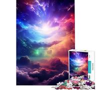 Puzzle per adolescenti 1000 pezzi Arcobaleno Fulmine Gioco pratico Giocattolo intellettuale Regalo di compleanno per donne (Dimensioni 38x26cm)