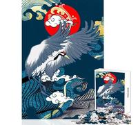 Puzzle per adolescenti 1000 pezzi Arte della gru giapponese Giocattolo educativo Ottimo regalo per giochi Giochi divertenti Decompressione intellettuale Dimensioni 50x75cm