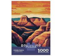 Puzzle Per Adolescenti 1000 Pezzi Badlands National Park Puzzle Per Adulti Gioco Per Famiglie Assemblaggio Di Modelli Divertimento A Casa Attività, 52x38cm/1000pcs