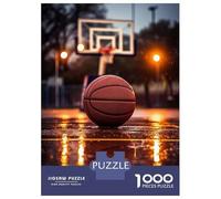 Puzzle Per Adolescenti 1000 Pezzi Basketball Nostalgia Puzzle Per Adulti Gioco Pratico Decorazione Per La Casa Divertimento in Casa Attività, 52x38cm/1000pcs
