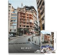Puzzle per adolescenti 1000 pezzi Beirut Gioco di sfida unico Regali per donne Idee regalo Dimensioni 50x75cm