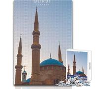 Puzzle per adolescenti 1000 pezzi Beirut Gioco di sfida unico Regali per donne Idee regalo Dimensioni 38x26cm