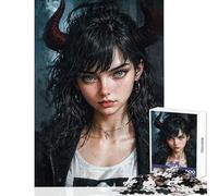 Puzzle per adolescenti 1000 pezzi Bellezza infernale Giocattolo educativo Regali di compleanno Gioco impossibile Migliora l'amore tra coppie (dimensioni 38x52cm)