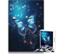 Puzzle per adolescenti 1000 pezzi Bellissima farfalla Gioco educativo per famiglie Decorazione perfetta Giocattolo Decorazione da parete Dimensioni 38x26cm