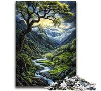 Puzzle per adolescenti 1000 pezzi Bellissimo e vero paesaggio Antistress Sfida difficile Offerta come regalo per tutta la famiglia 26x38cm