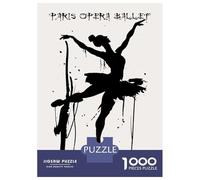 Puzzle Per Adolescenti 1000 Pezzi Black Ink Ballet Painting Puzzle Per Adulti Giochi Rilassanti Regalo Di Compleanno Divertimento A Casa Attività, 38x26cm/1000pcs