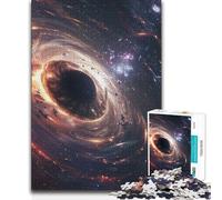 Puzzle per adolescenti 1000 pezzi Buco nero nello spazio Gioco di sfida unico Sfida difficile Regalo di compleanno 38x26cm (1000 pezzi)