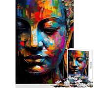 Puzzle per adolescenti 1000 pezzi Buddha Zen Giocattoli antistress Regalo di compleanno Gioco pratico Decompressione intellettuale Dimensioni 38x26cm