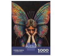 Puzzle Per Adolescenti 1000 Pezzi Butterfly Wings Fantasy Art Print Puzzle Per Adulti Gioco Rompicapo Corsa Di Velocità Delle Mani Attività Divertenti A Casa 38x26cm/1000pcs