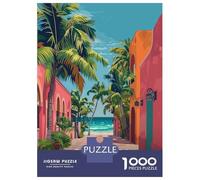 Puzzle Per Adolescenti 1000 Pezzi Cancun Mexico Travel Puzzle Per Adulti Gioco Pratico Difficile Divertente Attività A Casa, 70x50cm/1000pcs