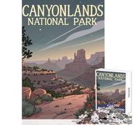 Puzzle per adolescenti 1000 pezzi Canyonlands National Park Giocattolo educativo Ottimo regalo per giochi Giochi per famiglie Allena il tuo cervello e le tue mani Dimensioni 50x75cm