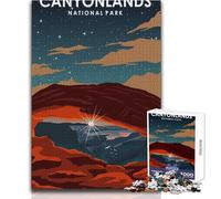 Puzzle per adolescenti 1000 pezzi Canyonlands National Park Giocattolo Gioco intellettuale Decorazione perfetta Idee regalo Dimensioni 38x52cm