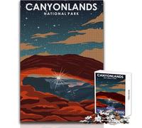Puzzle per adolescenti 1000 pezzi Canyonlands National Park Giocattolo Gioco intellettuale Decorazione perfetta Idee regalo Dimensioni 50x75cm