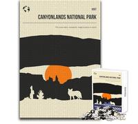 Puzzle per adolescenti 1000 pezzi Canyonlands National Park Giocattolo Gioco intellettuale Decorazione perfetta Idee regalo Dimensioni 50x75cm