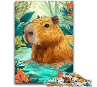 Puzzle per adolescenti 1000 pezzi Capibara, giochi di attività stimolanti per famiglie, giocattolo fai da te per decorazioni murali per la casa, regali 50x75cm