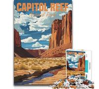Puzzle per adolescenti 1000 pezzi Capitol Reef National Park Analisi e giochi di logica educativi per ragazzi dai 14 anni in su 50x75cm