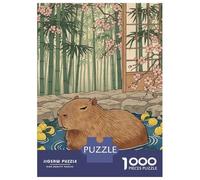 Puzzle Per Adolescenti 1000 Pezzi Capybara Bath Bathroom Funny Animals Puzzle Per Adulti Gioco Per Famiglie Vacanza A Casa Ammazzare Il Tempo Offerta Come Regalo Per Tutta La Famiglia 70x50cm/1000pcs