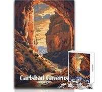 Puzzle per adolescenti 1000 pezzi Carlsbad Caverns National Park Poster Giocattolo Gioco intellettuale Decorazione perfetta Idee regalo Dimensioni 38x52cm