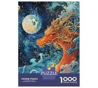 Puzzle Per Adolescenti 1000 Pezzi Celestial Dragons Gaze Puzzle Per Adolescenti Giocattoli Antistress Vacanza A Casa Ammazza Il Tempo Aiuta Ad Allenare Il Cervello 38x26cm/1000pcs
