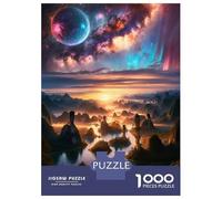 Puzzle Per Adolescenti 1000 Pezzi Celestial Dreamscape Dawn Puzzle Per Adolescenti Giochi Rilassanti Regali Per Donne Per Compleanno, Natale 52x38cm/1000pcs