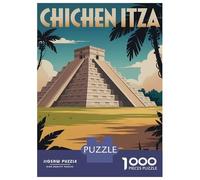 Puzzle Per Adolescenti 1000 Pezzi Chichen Itza Travel Puzzle Per Adulti Gioco Per Famiglie Corsa Di Velocità Manuale Compleanno 70x50cm/1000pcs