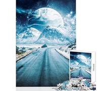 Puzzle per adolescenti 1000 pezzi Chill Road giocattolo educativo regalo di compleanno gioco rompicapo difficile e stimolante dimensioni 38x26cm