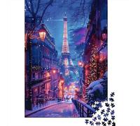 Puzzle Per Adolescenti 1000 Pezzi Christmas in Paris Puzzle Per Adulti Gioco Per Famiglie Vacanza A Casa Ammazzare Il Tempo Offerta Come Regalo Per Tutta La Famiglia 70x50cm/1000pcs