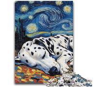 Puzzle per adolescenti 1000 pezzi Cielo notturno dalmata Giocattoli educativi di apprendimento Giochi per famiglie Migliora l'amore tra coppie 26x38cm