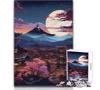 Puzzle per adolescenti 1000 pezzi Cielo notturno giapponese Perfetto passatempo rilassante Gioco professionale dal taglio netto Dimensioni giocattolo 50x75cm