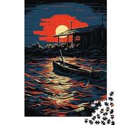 Puzzle Per Adolescenti 1000 Pezzi Coastal Sunset Serenity Puzzle Per Adulti Giochi Rilassanti Un'opera D'arte Regali Di Natale E Compleanno 38x26cm/1000pcs