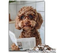 Puzzle per adolescenti 1000 pezzi Cocker Spaniel sul water 1000 pezzi per adolescenti, ideali come regalo per tutta la famiglia dai 14 anni in su (75x50cm)