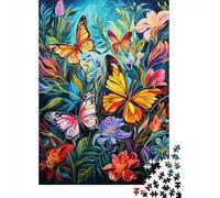 Puzzle Per Adolescenti 1000 Pezzi Colorful Butterfly Garden-2 Puzzle Per Adulti Gioco Per Famiglie Vacanza A Casa Ammazzare Il Tempo Offerta Come Regalo Per Tutta La Famiglia 52x38cm/1000pcs