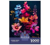 Puzzle Per Adolescenti 1000 Pezzi Colorful Flower Bouquet Puzzle Per Adulti Gioco Pratico Difficile Divertente Attività A Casa, 38x26cm/1000pcs