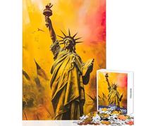 Puzzle per adolescenti 1000 pezzi Colori della libertà Opera d'arte Decorazione per la casa Giocattoli Ottimi regali e giocattoli Giochi rilassanti Adatto per la decorazione della scrivania (50x75cm)