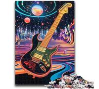 Puzzle per adolescenti 1000 pezzi Concerto rock psichedelico, allena il tuo cervello e le tue mani, regali di compleanno unici per età 14+ 26X38CM
