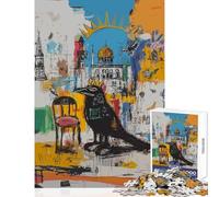 Puzzle per adolescenti 1000 pezzi Corvo originale con cupola dorata e guglia Giocattolo educativo Ottimi regali e giocattoli Giochi divertenti Rafforzano l'amore tra coppie (dimensioni 38x52cm)