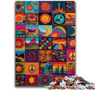 Puzzle per adolescenti 1000 pezzi Cose psichedeliche Giochi rilassanti Gioco educativo per compleanno, Natale e dai 14 anni in su 26x38cm