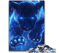 Puzzle per adolescenti 1000 pezzi Cosmic Black Panther Giocattoli educativi di apprendimento Giochi per famiglie Migliora l'amore tra coppie 26x38cm