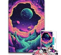 Puzzle per adolescenti 1000 pezzi Cosmic Canyon Hand Speed Race Gioco impossibile per 14+ Puzzle Game offerto 38x26cm