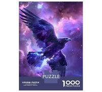 Puzzle Per Adolescenti 1000 Pezzi Cosmic Eagle Soaring Through Nebula Puzzle Per Adulti Gioco Pratico Decorazione Per La Casa Divertimento in Casa Attività, 38x26cm/1000pcs